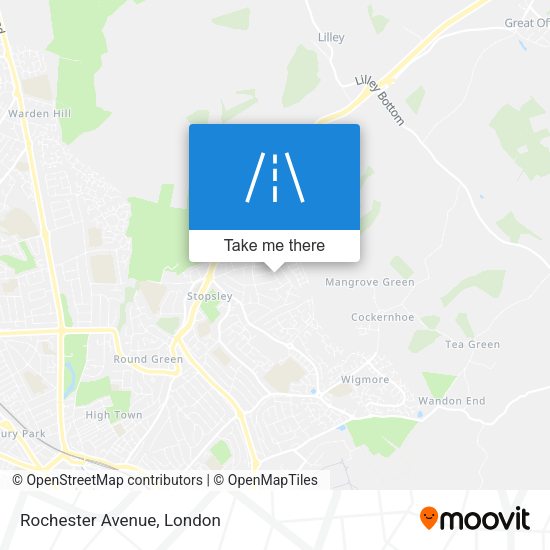 Rochester Avenue map