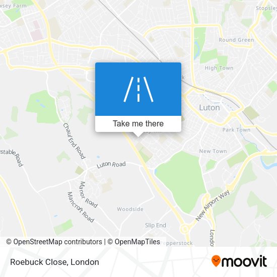 Roebuck Close map