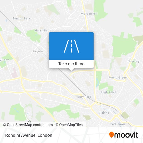Rondini Avenue map