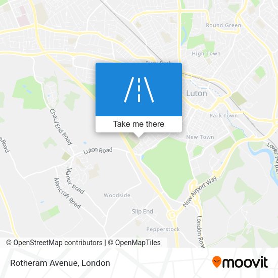 Rotheram Avenue map
