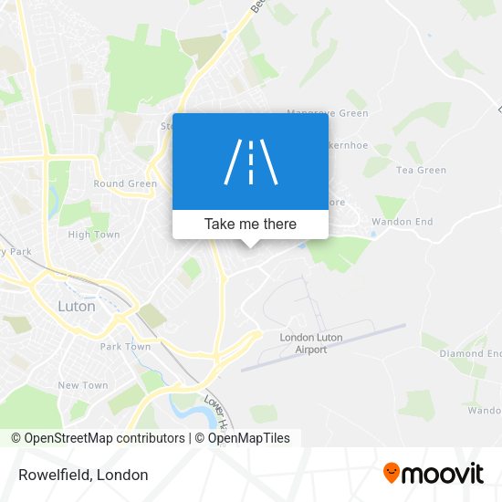 Rowelfield map