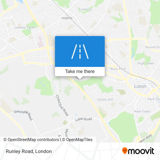 Runley Road map