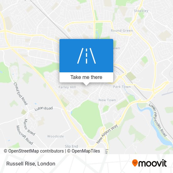 Russell Rise map