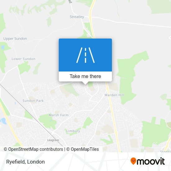 Ryefield map