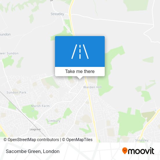 Sacombe Green map