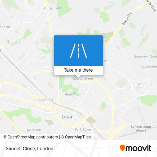 Sandell Close map