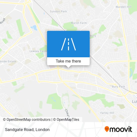 Sandgate Road map