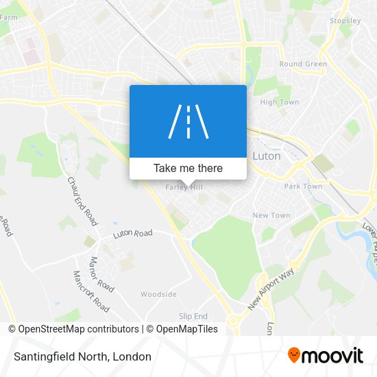 Santingfield North map