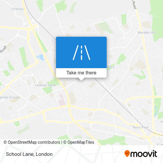 School Lane map