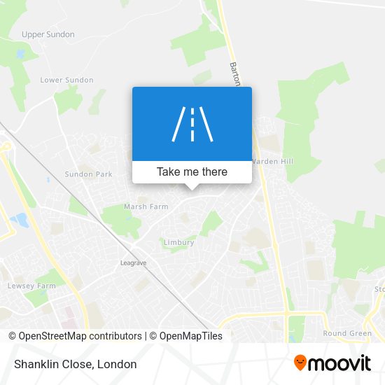 Shanklin Close map
