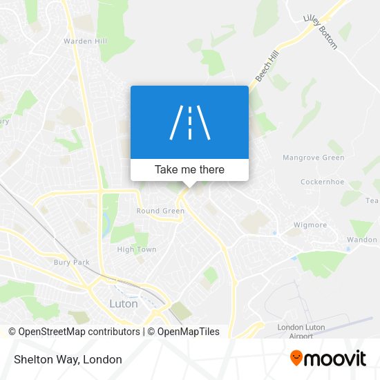 Shelton Way map