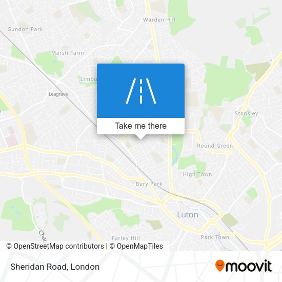 Sheridan Road map