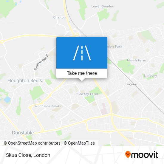 Skua Close map