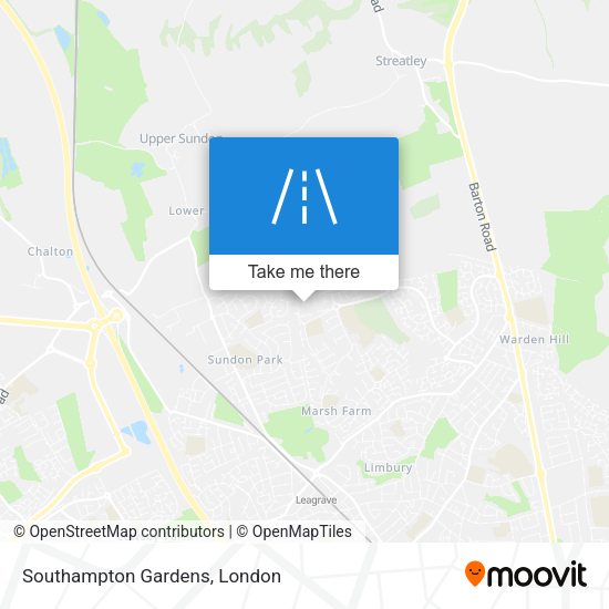 Southampton Gardens map
