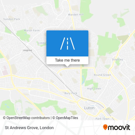 St Andrews Grove map