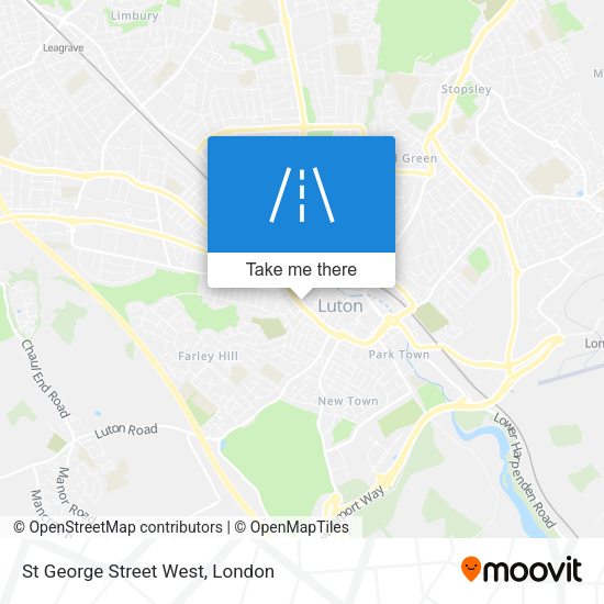St George Street West map