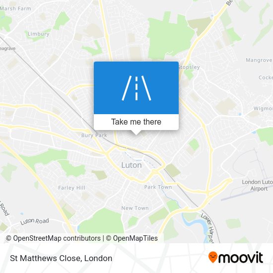 St Matthews Close map