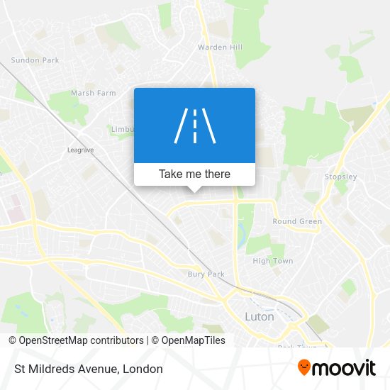 St Mildreds Avenue map