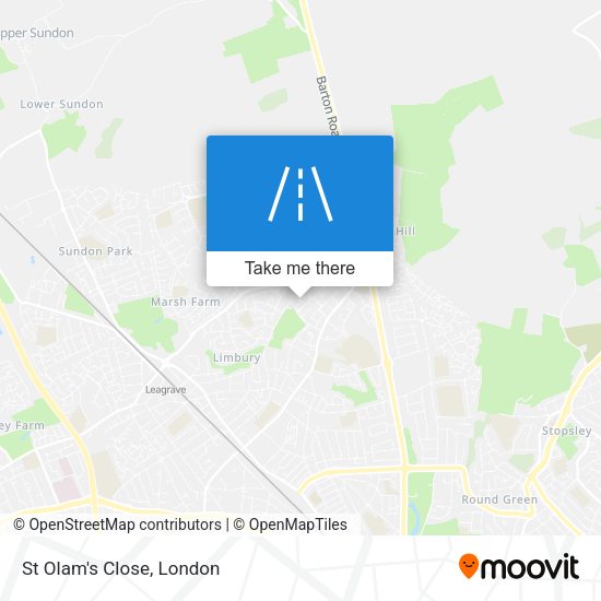 St Olam's Close map