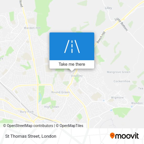 St Thomas Street map