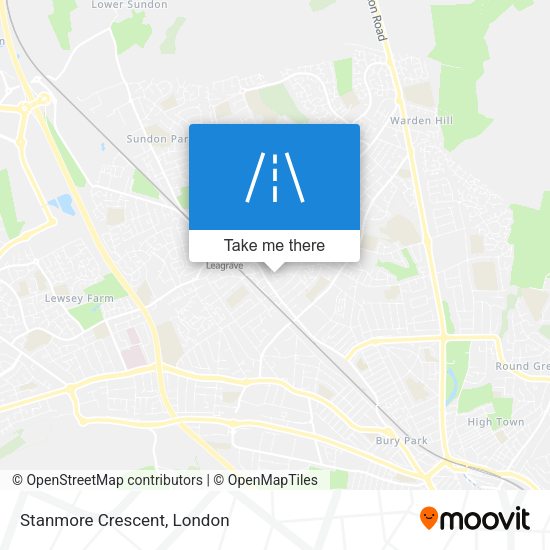 Stanmore Crescent map