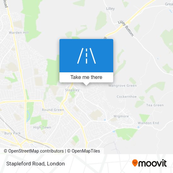Stapleford Road map