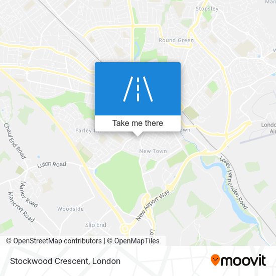 Stockwood Crescent map