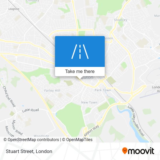 Stuart Street map