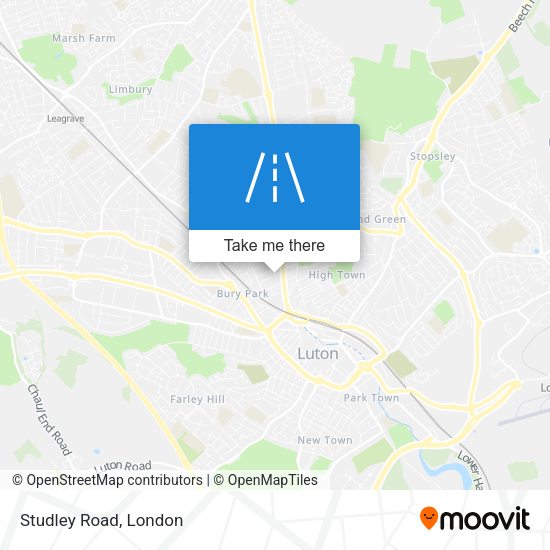 Studley Road map