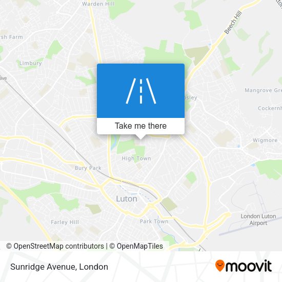 Sunridge Avenue map