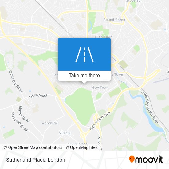 Sutherland Place map