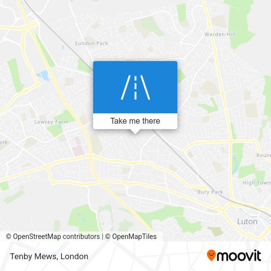 Tenby Mews map