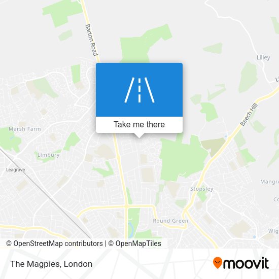 The Magpies map