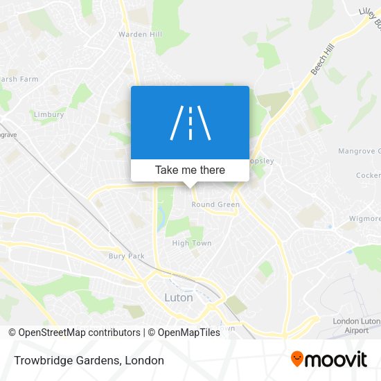 Trowbridge Gardens map