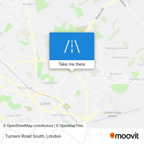 Turners Road South map