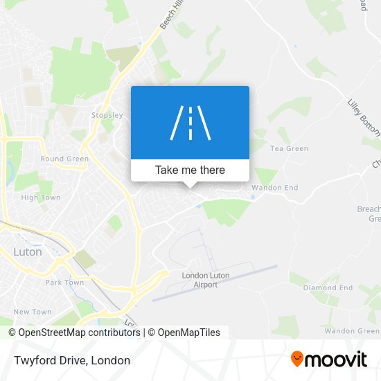Twyford Drive map