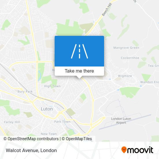 Walcot Avenue map