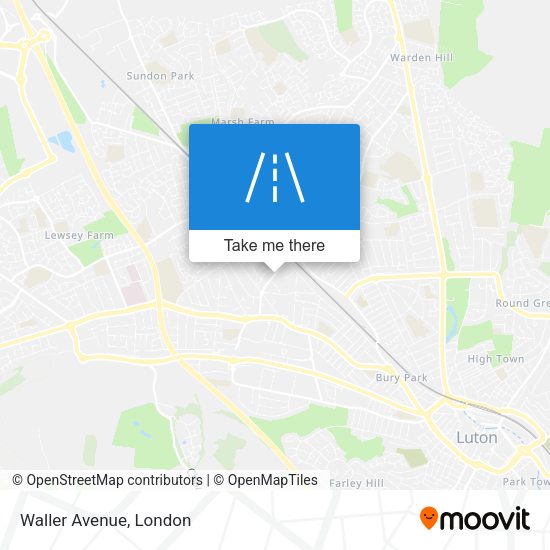 Waller Avenue map