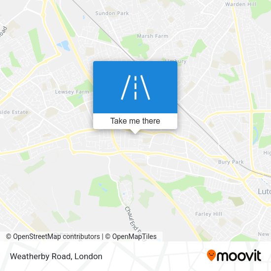 Weatherby Road map
