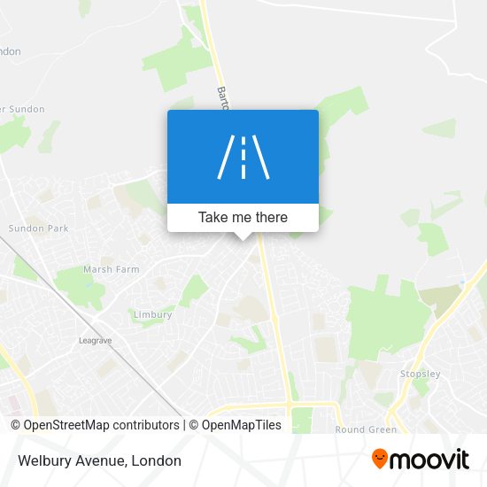Welbury Avenue map