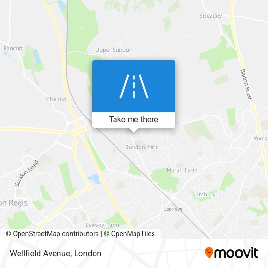 Wellfield Avenue map