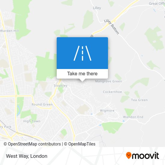 West Way map