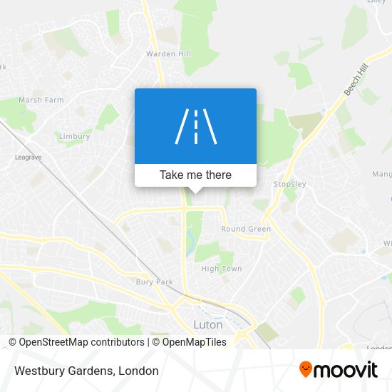 Westbury Gardens map