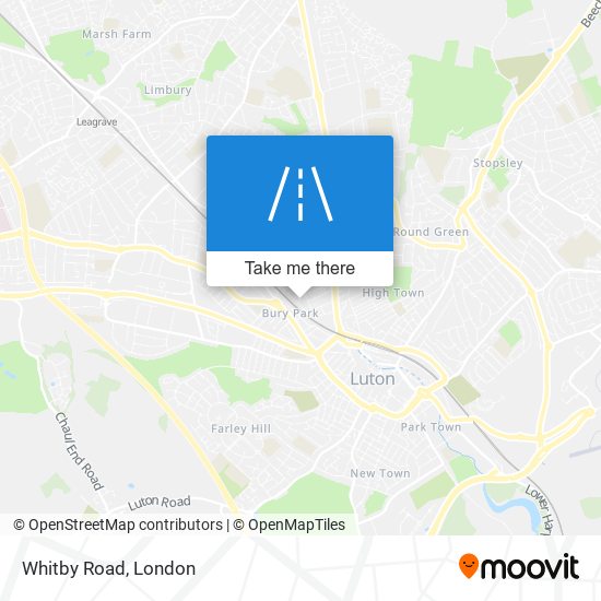 Whitby Road map