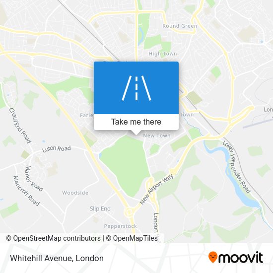 Whitehill Avenue map