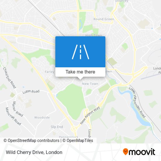 Wild Cherry Drive map