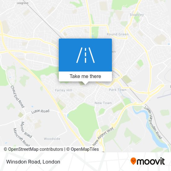 Winsdon Road map