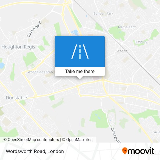 Wordsworth Road map