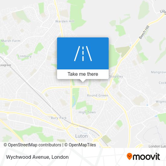Wychwood Avenue map