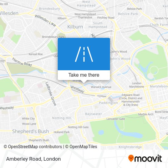 Amberley Road map
